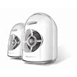 Samsung Pleomax PSP-7000W USB Crystal 2.0-Channel Speakers (White).