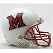 Miami Ohio Redhawks Miniature Replica NCAA Helmet w/Z2B Mask