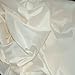 FAUX SILK DUPIONI FABRIC POLY DUPION IVORY (BY THE YARD)