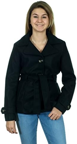 Women's Traditional Style Pea Coat (Medium)