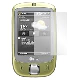 HTC Touch P3450 Smartphone Accessory Bundle - Stylus with Ballpoint Pen + Premium Clear Reusable LCD Screen Protector with Lint Cleaning Cloth By Ikross