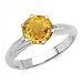 8MM 1.75 CT Citrine Ring In Sterling Silver (Available In Sizes 6 - 9) 8MM 1.75 CT Citrine Ring In Sterling Silver (Available In Sizes 6 - 9)