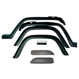 Rugged Ridge Jeep Replacement and Oversized Fender Flares Factory Replacement Fender Flare Kit Jeep Wrangler 1987 to 1995 (YJ) 6 Piece Kit with Hardware