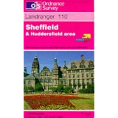 Sheffield and Huddersfield, Glossop and Holmfirth (Landranger Maps)