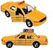 Toysmith Pull Back Yellow Taxi Cab With Opening Doors