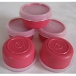 Tupperware Smidget Container 1oz Set of 5 Pink