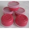 Tupperware Smidget Container 1oz Set of 5 Pink