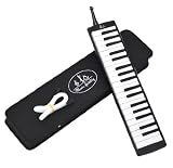 Produkt-Bild: Melodica mit 37 Tasten mit stabiler Tasche, Anblasschlauch und zus&auml;tzlichem Mundst&uuml;ck
