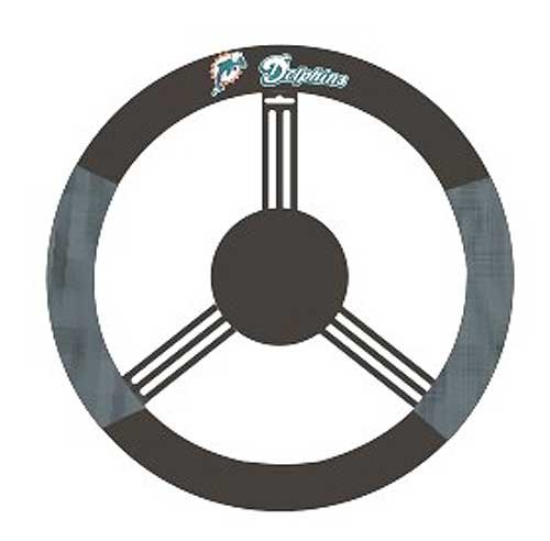 Miami Dolphins NFL Mesh Steering Wheel Cover
