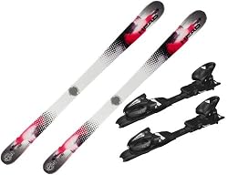 Head 2008 MOJO SPAWN 3 twin tip kids skis/bindings 97cm