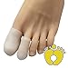 HappyFeet Toe Cap Toe Protector Sleeve - For Bunion, Hammer, Toe Rubbing 2- Pack