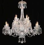 WATERFORD CRYSTAL POWERSCOURT CHANDELIER 12 ARM