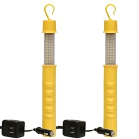 Globe 2850001 Rechargeable LED Emergency Flashlight, 2 Pack