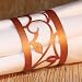 Paper Orchid Ivy Vine Napkin Ring Copper(10 Pack)