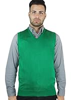 Blue Ocean Solid V-Neck Sweater Vest