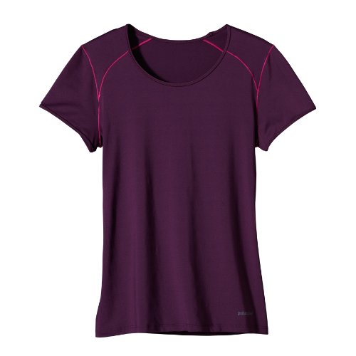 Patagonia Damen Funktionsshirt Cap 1 Sw Stretch, deep plum, L, 45605 Preisvergleich