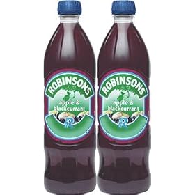Robinsons Fruit Squash Apple & Blackcurrant pack of 2
