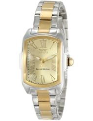 Invicta Womens 15156 Lupah Champagne Dial Two Tone Stainless Steel Watch