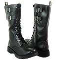 Lara Croft Tomb Raider Combat Biker LUG Boots Volatile Women's