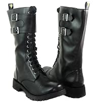 Lara Croft Tomb Raider Combat Biker LUG Boots Volatile Women's
