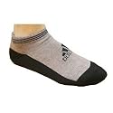 5 Pack: Mens Adidas CoolMax pure cotton athletic no show socks - Small