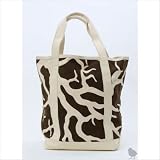 Large Coral Tote in Brown