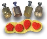 Plunger Style Cutters Can be Used to Cut Out Shapes From Clay, Dough and Other Materials (Set of 4)