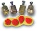 Plunger Style Cutters Can be Used to Cut Out Shapes From Clay, Dough and Other Materials (Set of 4)