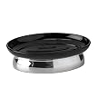 Chrome Soap Dish - Black