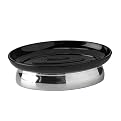 Chrome Soap Dish - Black