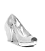 High Heels - G by GUESS Herika Heel, SILVER (6 1/2)