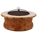 Mai Tiki Bamboo Fire Bowl