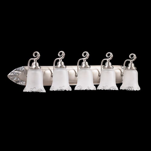 WAVE 4-LIGHT SATIN NICKEL FINISH BATH FIXTURE - EUROSTYLELIGHTING.COM