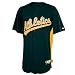 MLB Men's Oakland Athletics Short Sleeve Authentic Button Front Cool Base Batting Practice Jersey