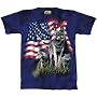 Wolf Flag T-shirt 100% Cotton ADULTS Short Sleeve Shirt