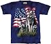 Wolf Flag T-shirt 100% Cotton ADULTS Short Sleeve Shirt