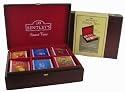 Bentley's Finest Teas Wood Grain Tea Chest, Variety Pack of 6 Flavors, Tea Bags, 60 Count Box