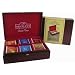 Bentley's Finest Teas Wood Grain Tea Chest, Variety Pack of 6 Flavors, Tea Bags, 60 Count Box