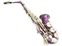 Cecilio Purple Lacquer Body and Gold Plated Keys Alto Saxophone Kit