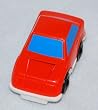 Vintage 1992 Fisher Price Orange Car with Blue Windows
