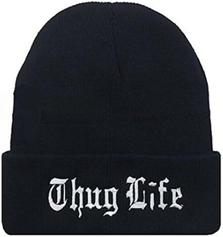 Winter Hat Beanie THUG LIFE BEANIE Caps For Women And Men Beanie Knitted Hats Skullies Bonnet Gorro HT 34