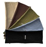 5-pack hBAND Earth stretchy yoga headbands (black, olive, gray, beige, brown) by Absolute Yogi