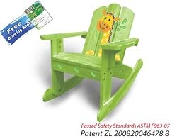 Lohasrus Kids Rocker MM20611-Passed Safety Standards ASTM F963-07, Dual Non-toxic Painted Fir, for ages 2 to 6, Free Drawing Book