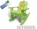 Lohasrus Kids Rocker MM20611-Passed Safety Standards ASTM F963-07, Dual Non-toxic Painted Fir, for ages 2 to 6, Free Drawing Book