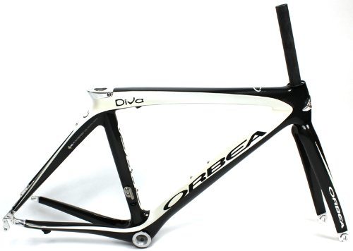 2009 ORBEA DIVA DAMA Women's 650 Road Bike Frameset Full Carbon 46cm