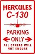 C-130 HERCULES PARKING military transport NEW