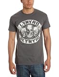Mens Lynyrd Skynrd Biker Patch Grey