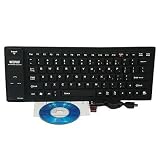 HDE Waterproof Flexible Bluetooth Keyboard