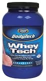 BodyTech - Whey Tech - Strawberry, 2 lb powder