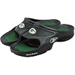 Reebok Green Bay Packers Black NFL Mojo Slide Sandals